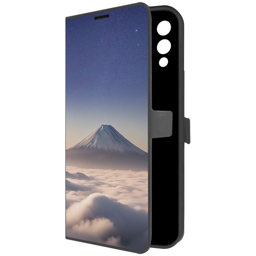 

Чехол-книжка Krutoff Eco Book для INFINIX Hot 12i Япония, Фудзияма (черный)