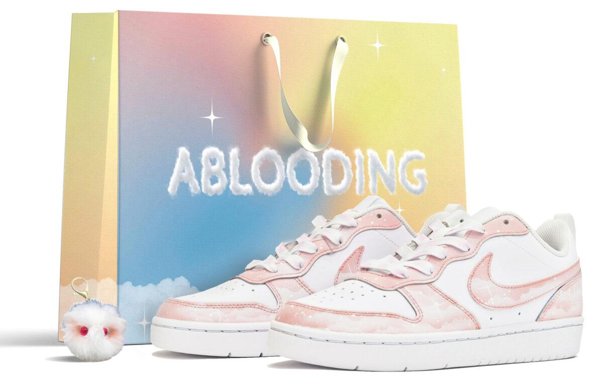 

Кеды унисекс Nike Court Borough ABLOODING GS белые 38 EU, Белый, Court Borough ABLOODING GS