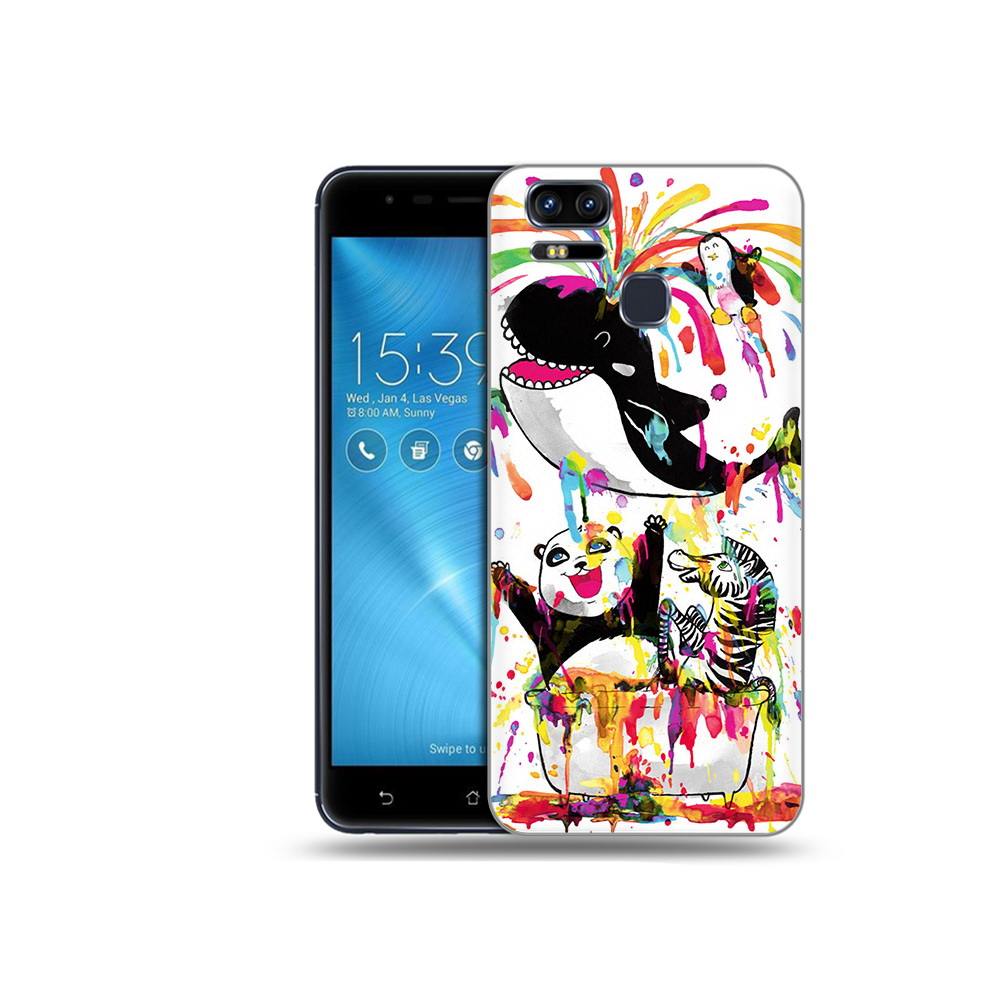 

Чехол MyPads Tocco для Asus ZenFone 3 Хиппи кит (PT51214.656.191), Прозрачный, Tocco