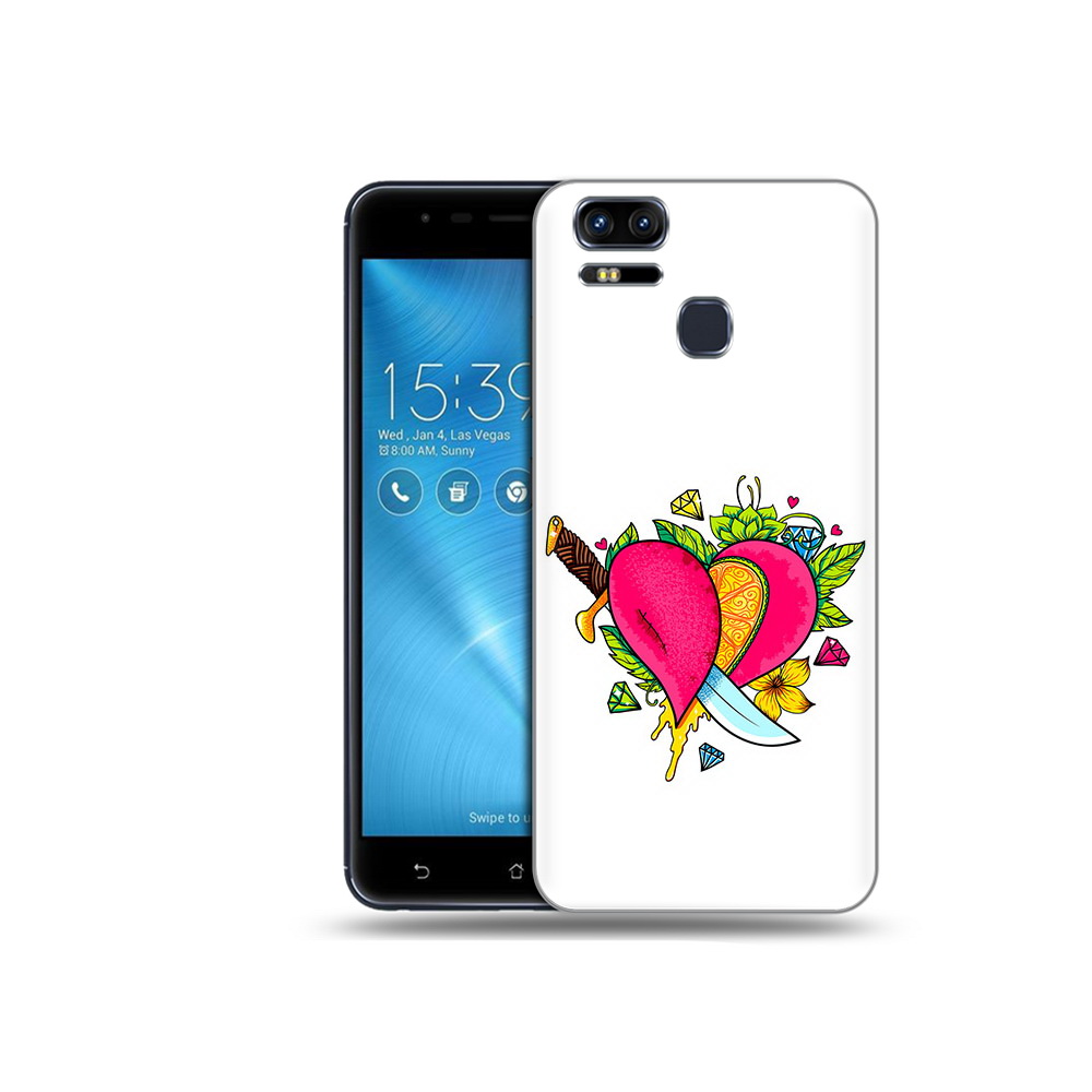 

Чехол MyPads Tocco для Asus ZenFone 3 Фруктовое сердце (PT51214.656.188), Прозрачный, Tocco