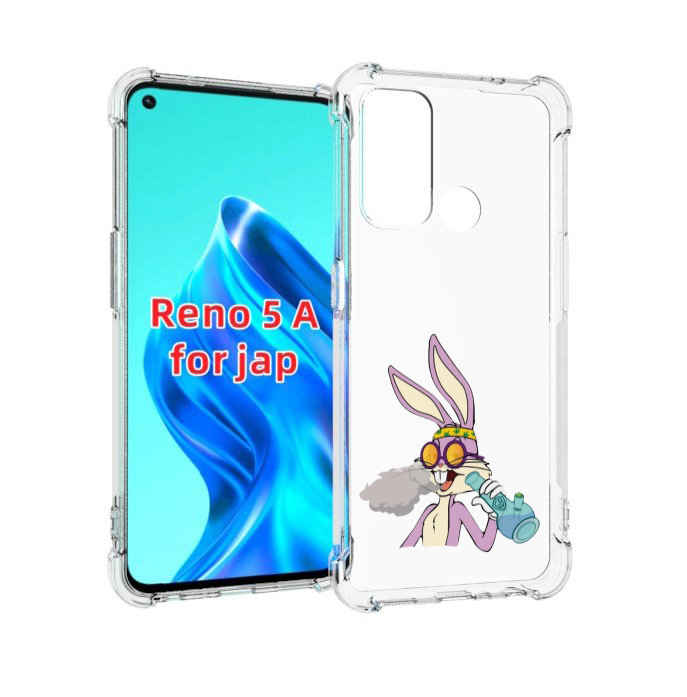 

Чехол MyPads бакс-банни-любитель-подымить для Oppo Reno 5A, Прозрачный, Tocco