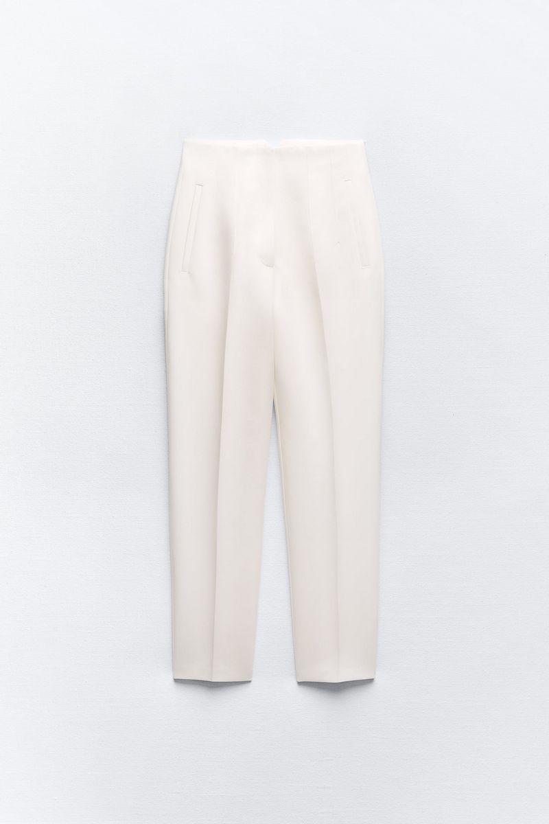 

Брюки женские ZARA 01478062 белые XL, Белый, 01478062