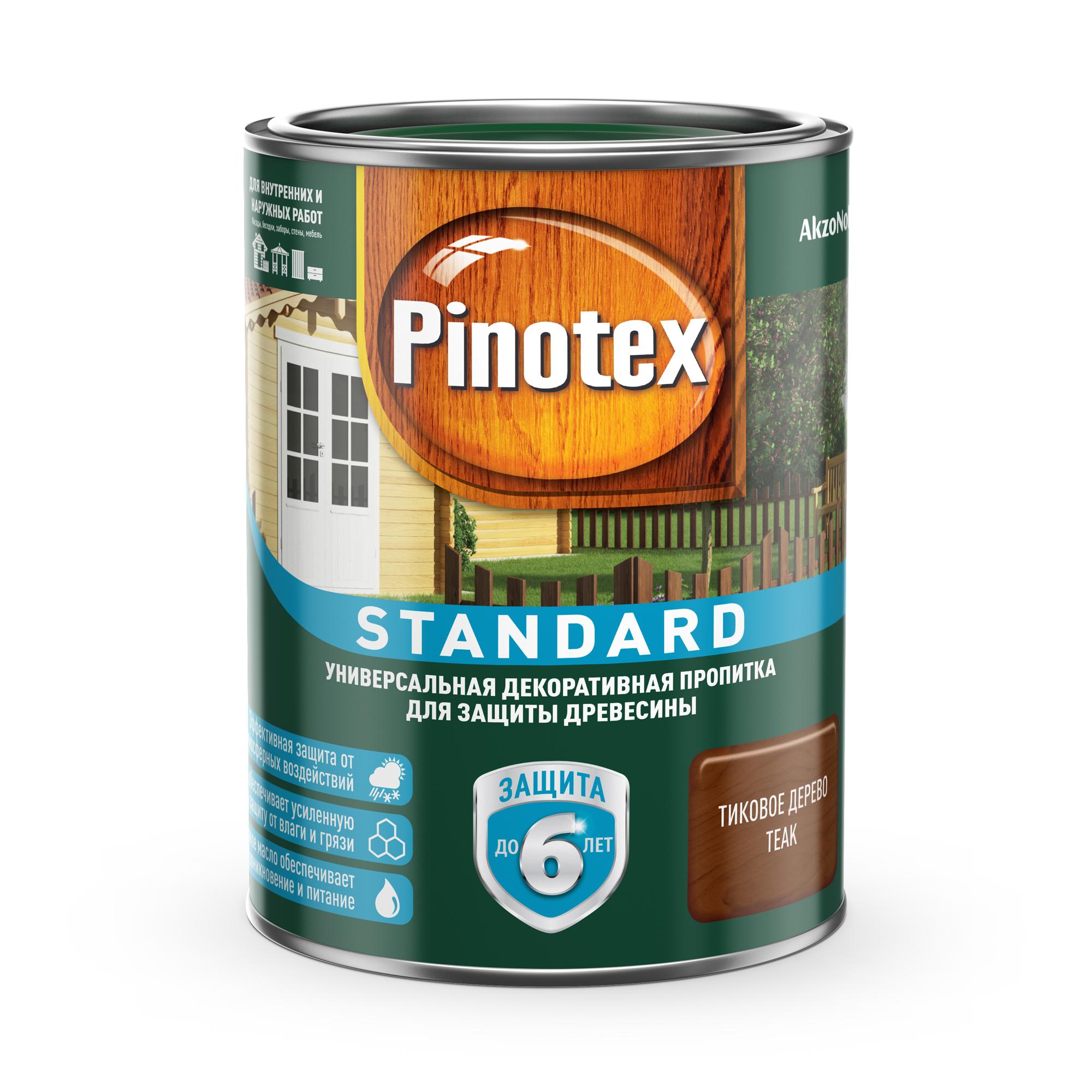 

Пропитка Pinotex стандарт тик 0,9 л
