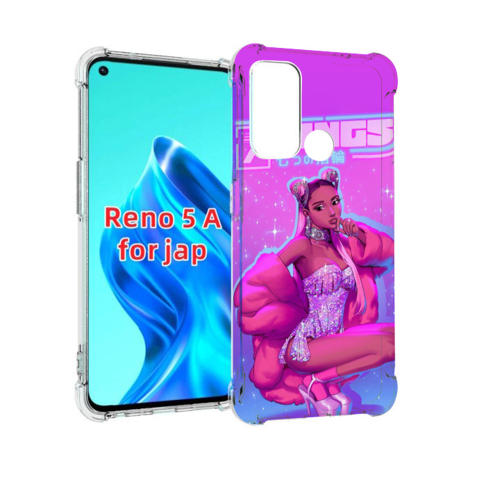 

Чехол MyPads ариана-гранде для Oppo Reno 5A, Прозрачный, Tocco