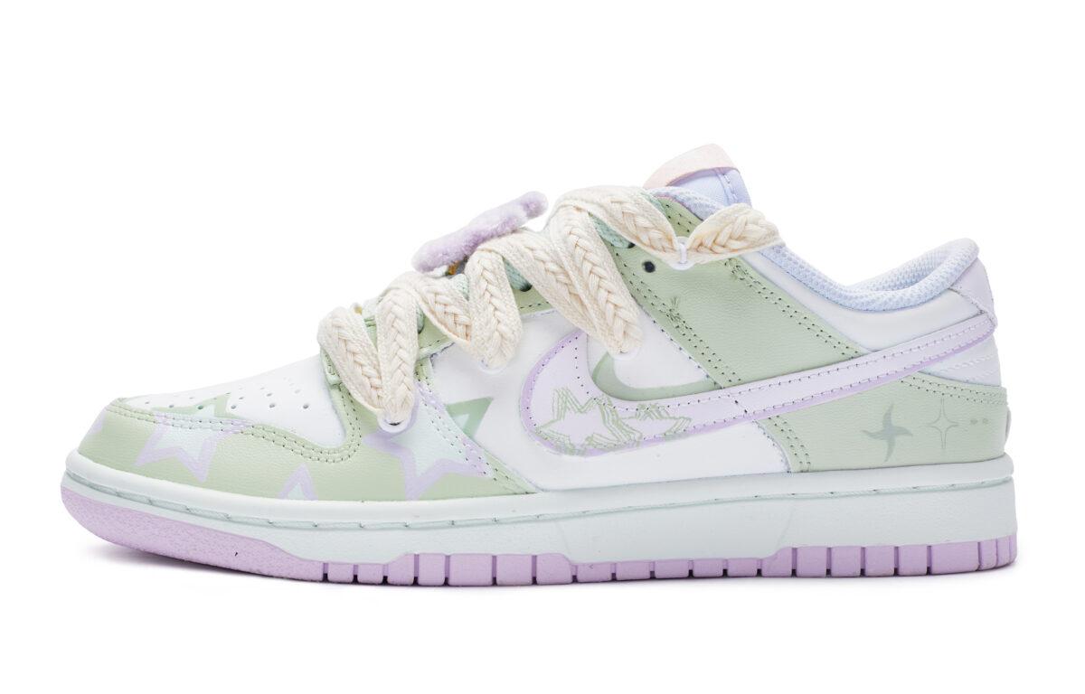 

Кеды унисекс Nike Dunk Low зеленые 38 EU, Зеленый, Dunk Low