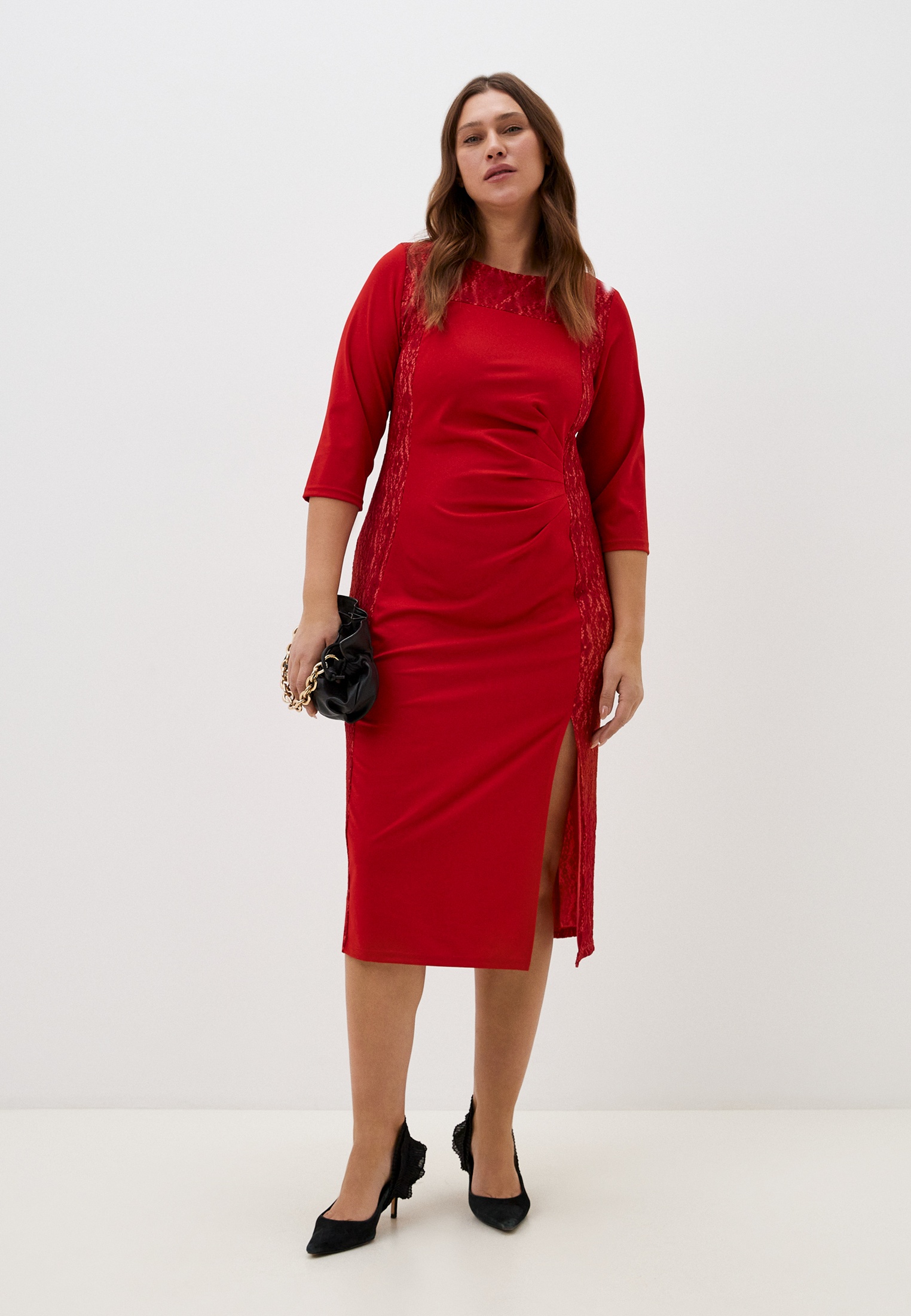 Платье женское SVESTA R1127/1 красное 60 RU