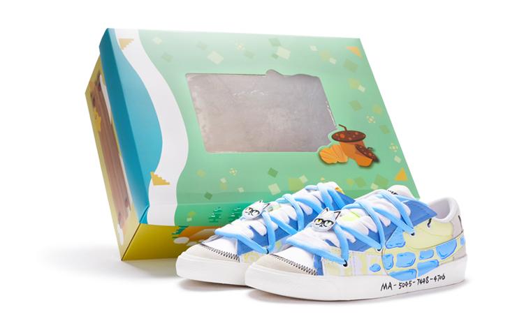 

Кеды унисекс Nike Blazer Low голубые 40 EU, Голубой, Blazer Low