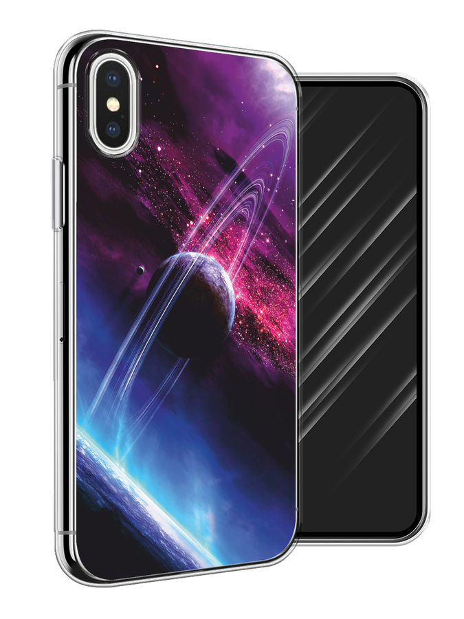 

Чехол Awog на Apple iPhone XS (10S) / Айфон XS (10S) "Космос 17", Разноцветный, 11850-4