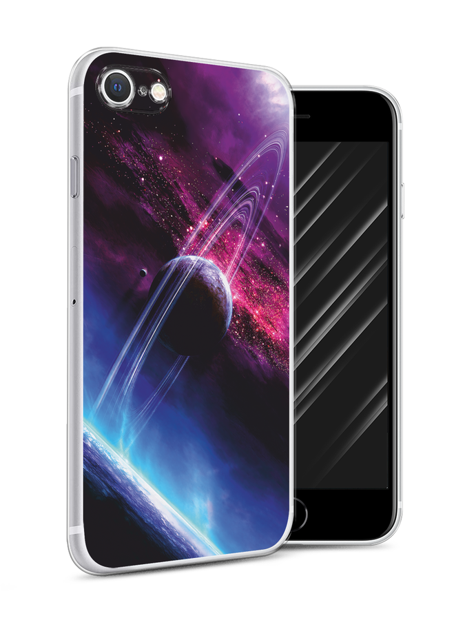

Чехол Awog на Apple iPhone SE 2020 / Айфон SE 2020 "Космос 17", Разноцветный, 12450-4