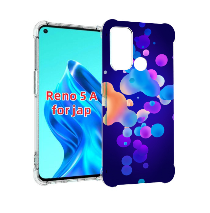 

Чехол MyPads абстрактные-пузырьки для Oppo Reno 5A, Прозрачный, Tocco