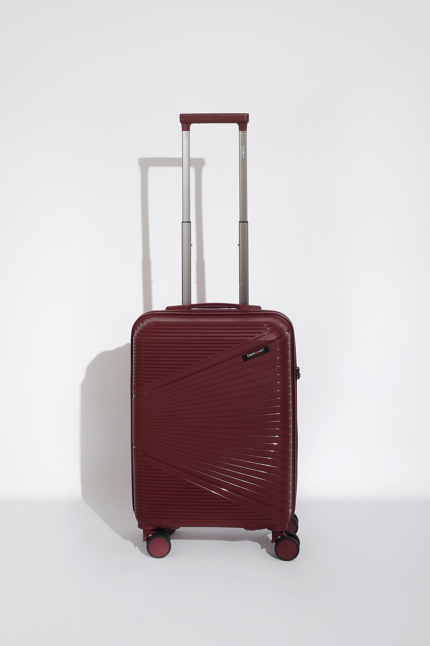 

Чемодан унисекс Eberhart Miracle maroon, 55x36x21 см, Бордовый, Miracle