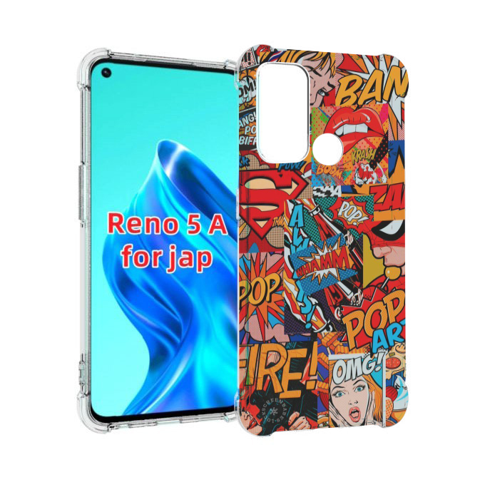 

Чехол MyPads Фон для Oppo Reno 5A, Прозрачный, Tocco
