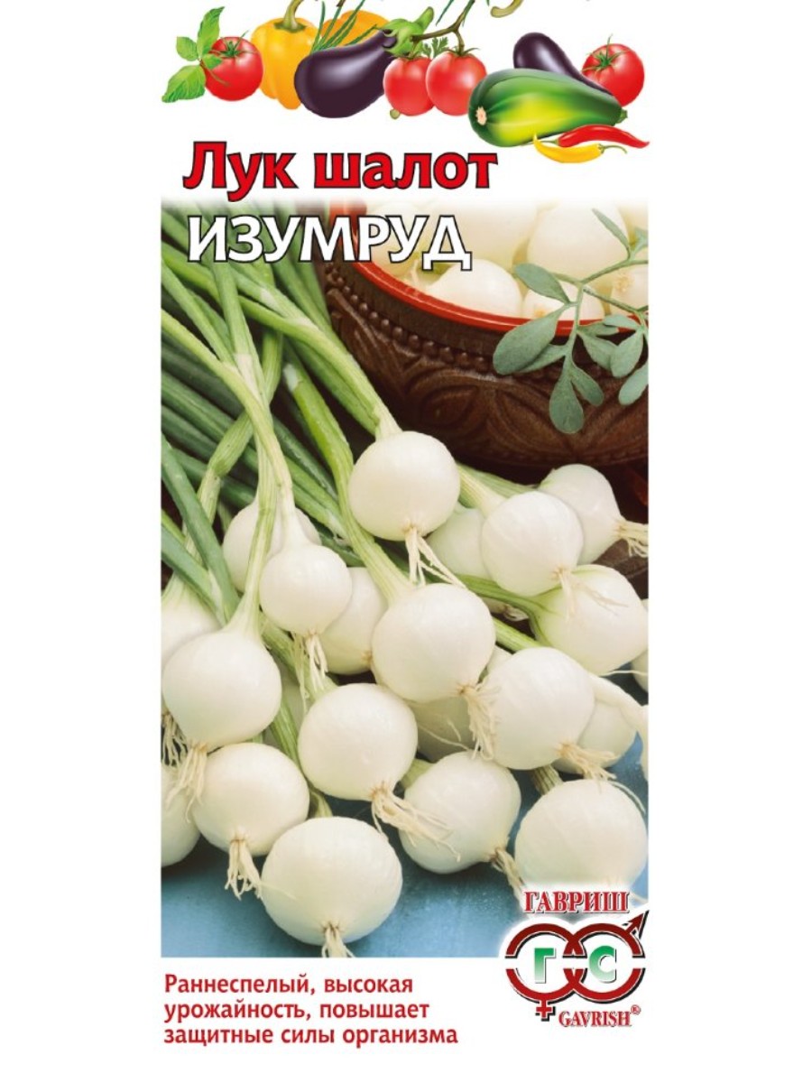 

Семена Гавриш Лук шалот Изумруд 10 упаковок по 01 гр.