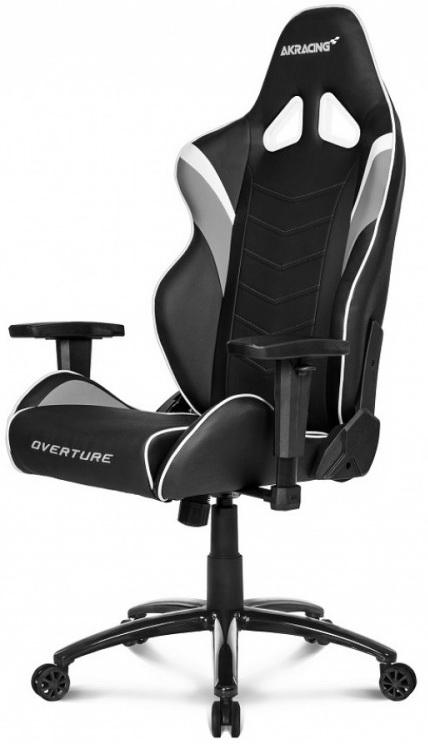 фото Akracing игровое кресло akracing overture (overture-white) black/white