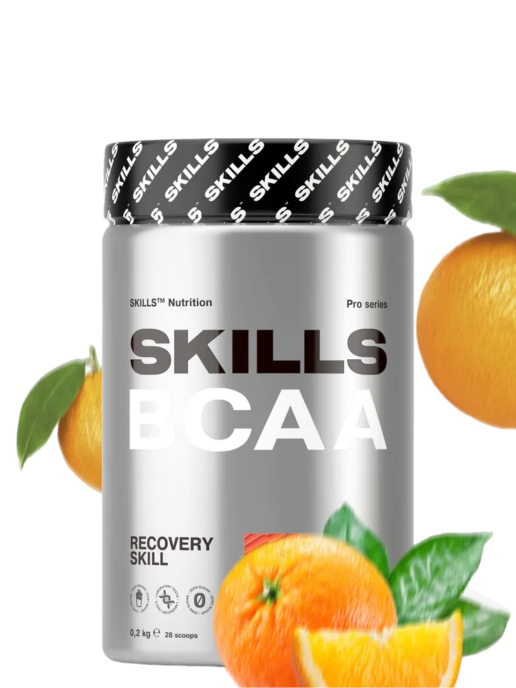 Аминокислоты Skills Nutrition BCAA Апельсин 200 г Bcaa БЦАА БЦА BCA Amino для восстановлен