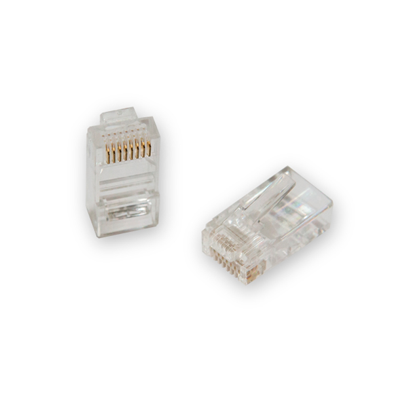 

Коннектор Greenaccessories RJ-45 вилка м прозрачный, GA-PLUG5WG