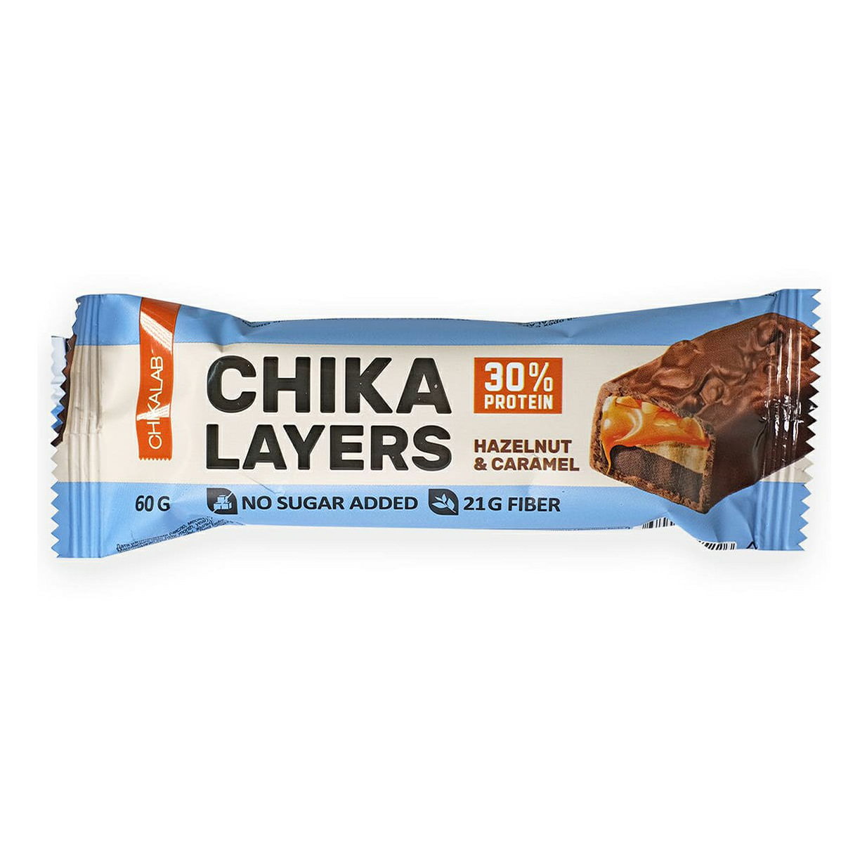 Батончик Chikalab Chika Layers Соленая карамель и арахис 60 г