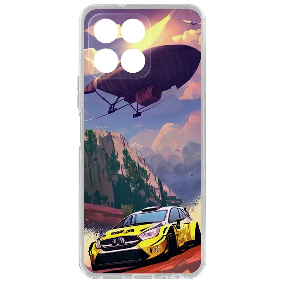 

Чехол-накладка Гонка для Honor X8 5G, Прозрачный