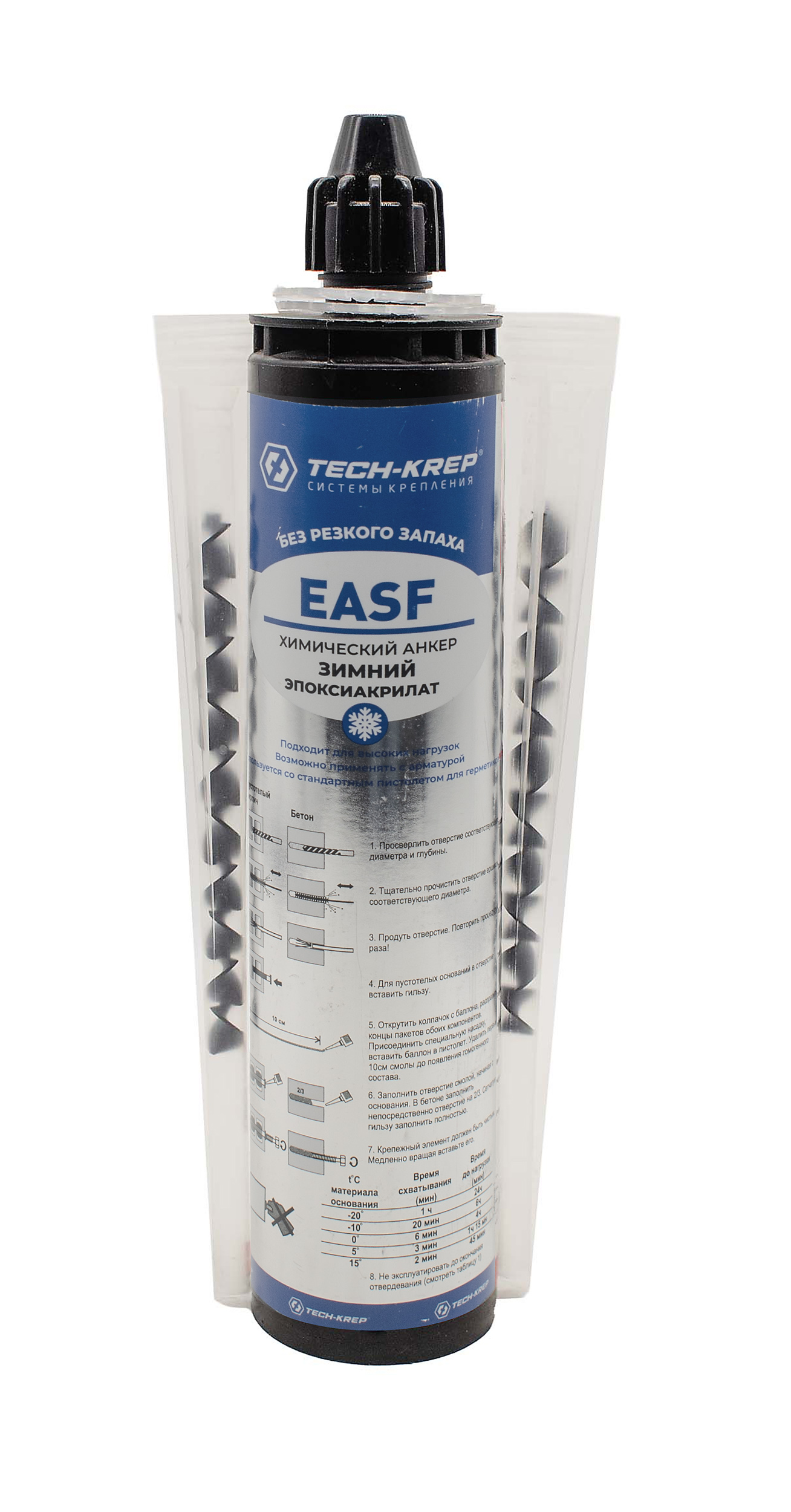 Анкер химическийTech-Krep EASF EPOXY WINTER 300мл 2829₽