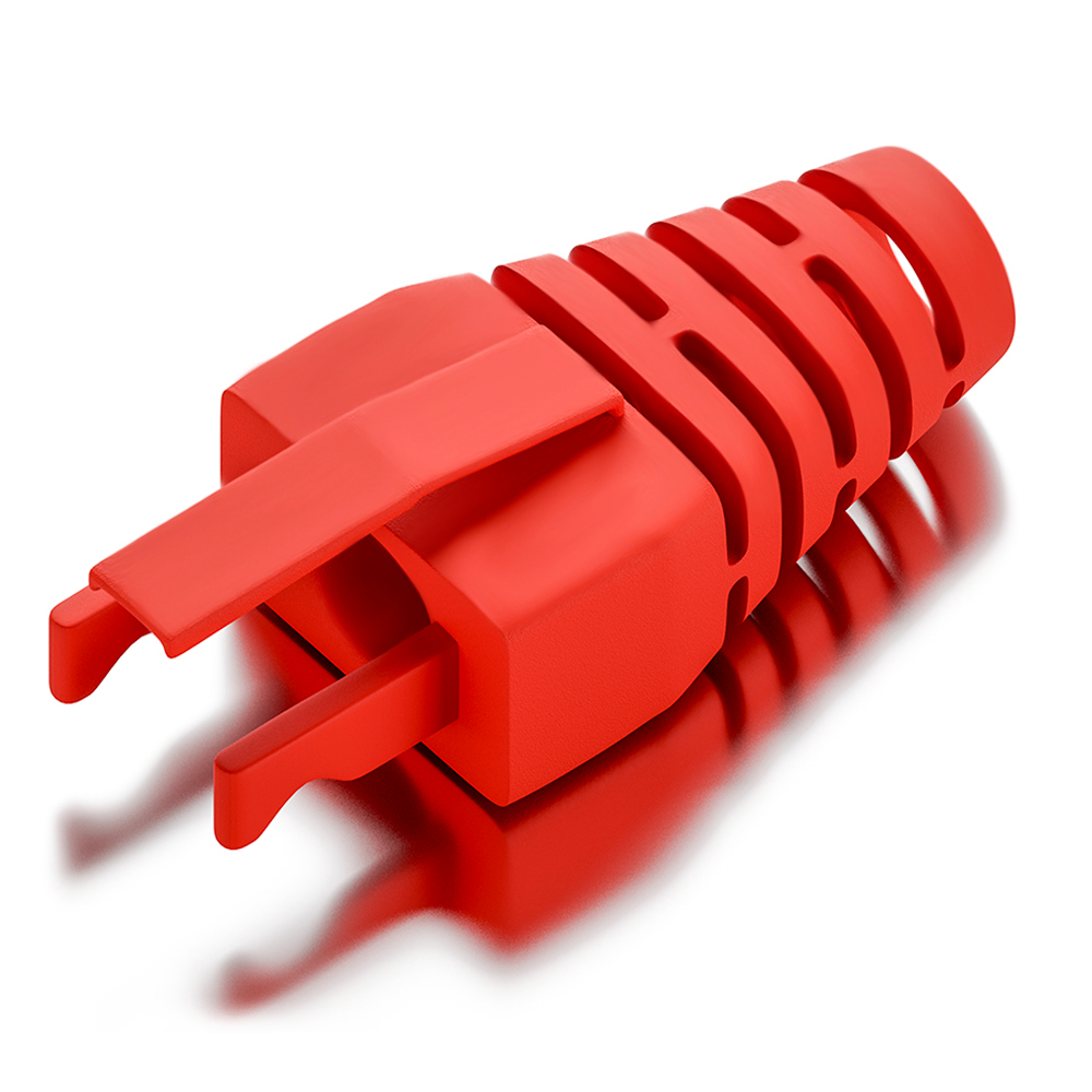 

Колпачок GCR RJ-45 вилка м красный, GCR-53346