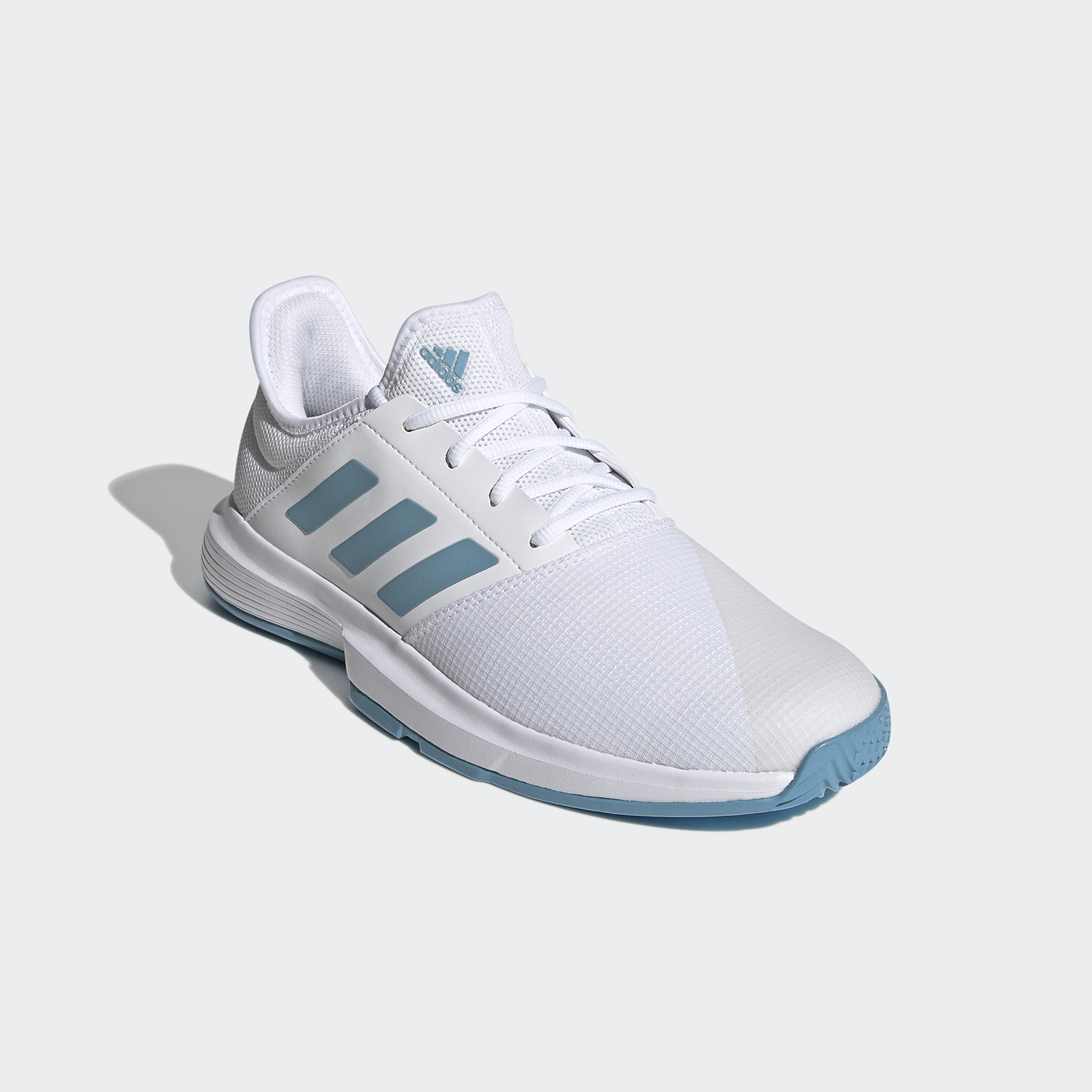 фото Кроссовки мужские adidas gamecourt m белые 9.5 uk