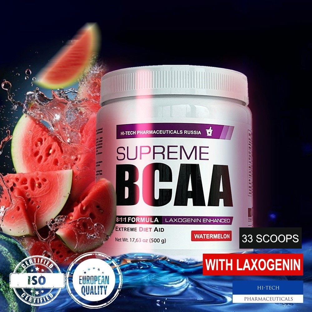 Аминокислоты SUPREME BCAA 8:1:1, со вкусом Арбуз, 500 г