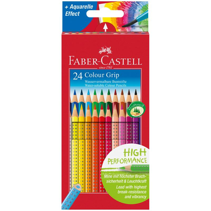 

Карандаши цветные Faber-Castell Grip 24 цвета 112424