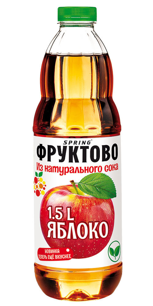 

Напиток сокосодержащий Фруктово Яблоко 1,5 л