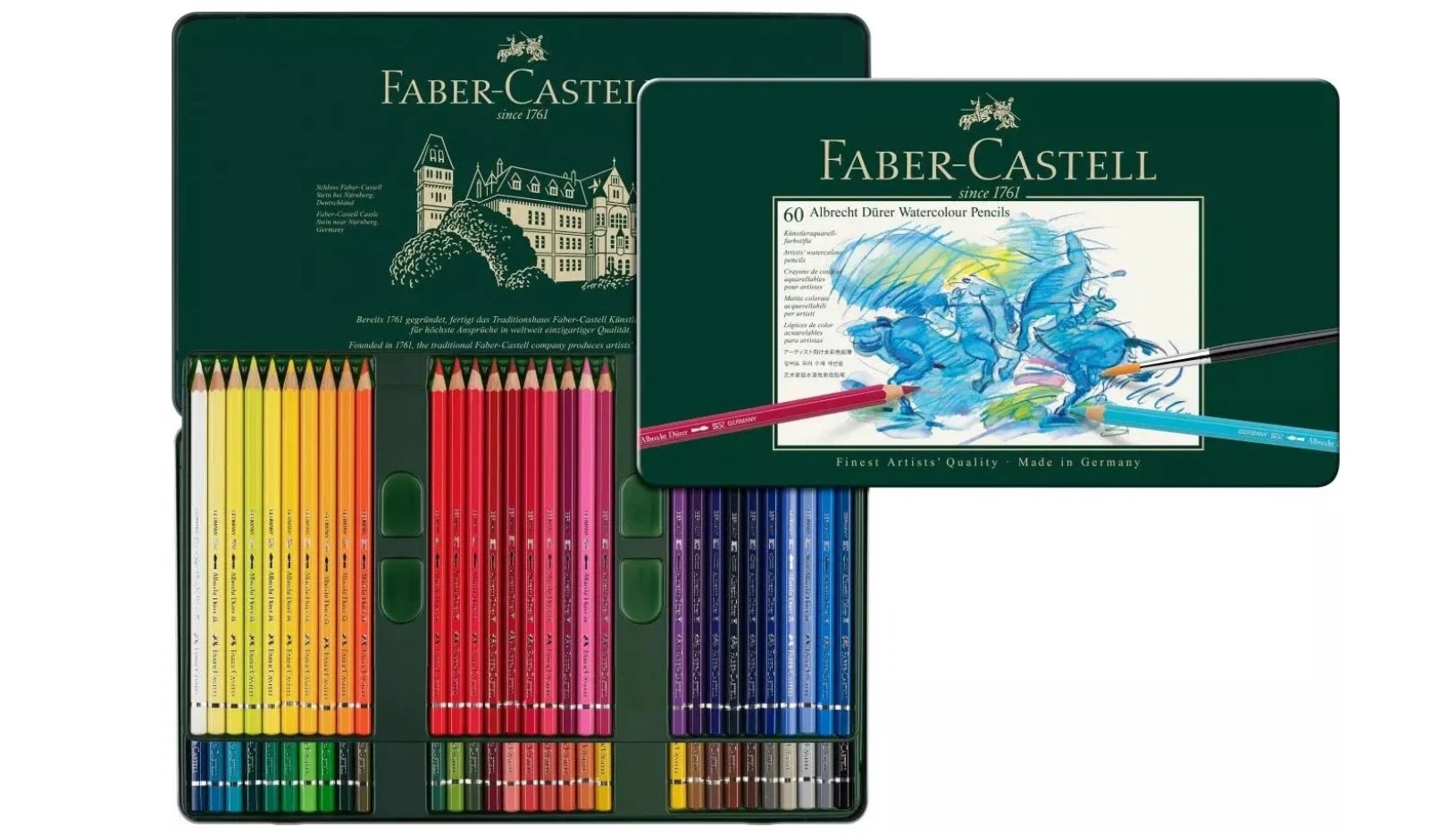 

Карандаши акварельные Faber-Castell Albrecht Durer 60 цветов 117560