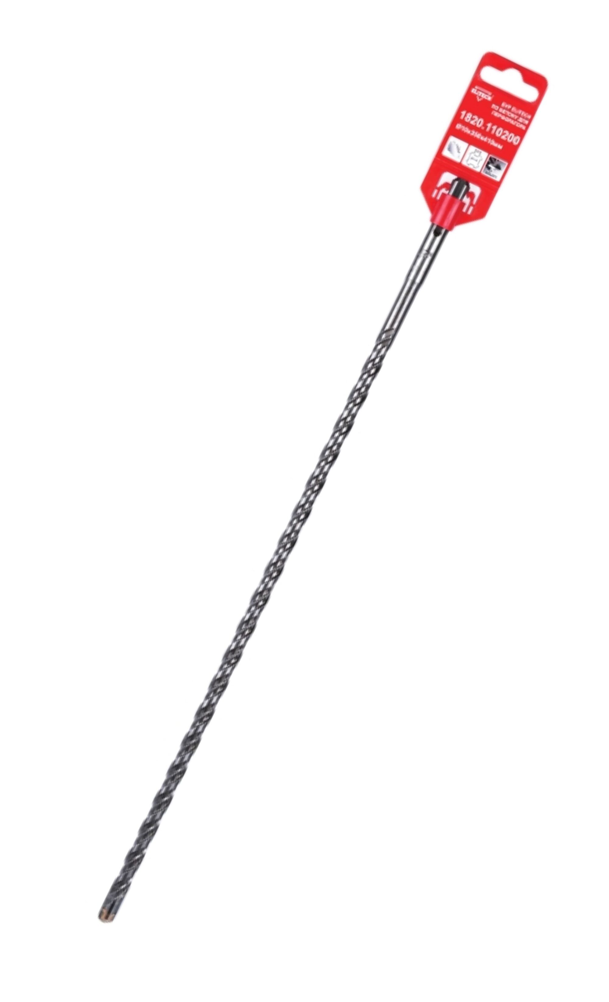 

Бур Elitech 1820.110200, по бетону, 10мм, SDS-PLUS, 1шт