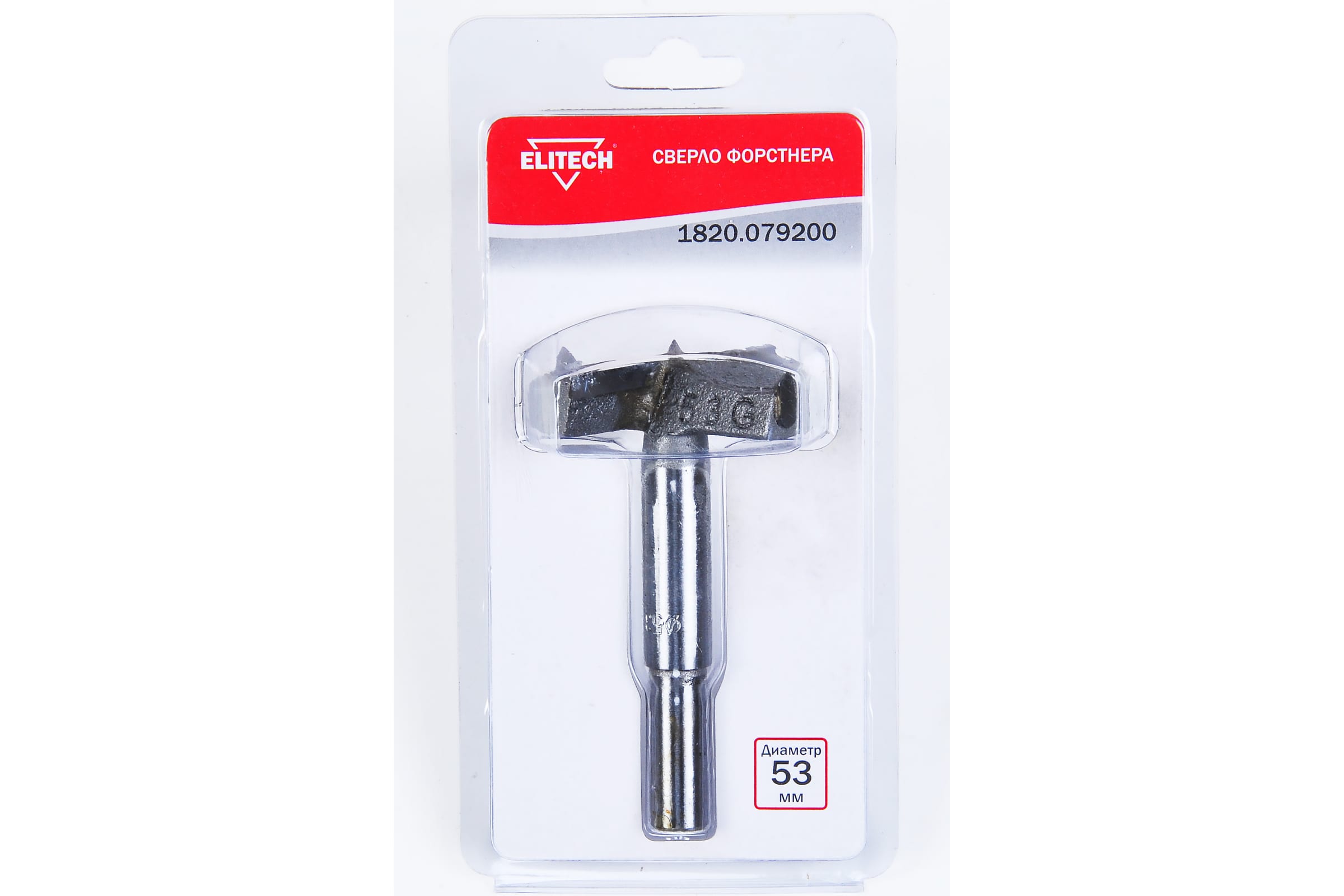 

Сверло Elitech 1820.079200, по дереву, 53мм, цилиндрический, 1шт