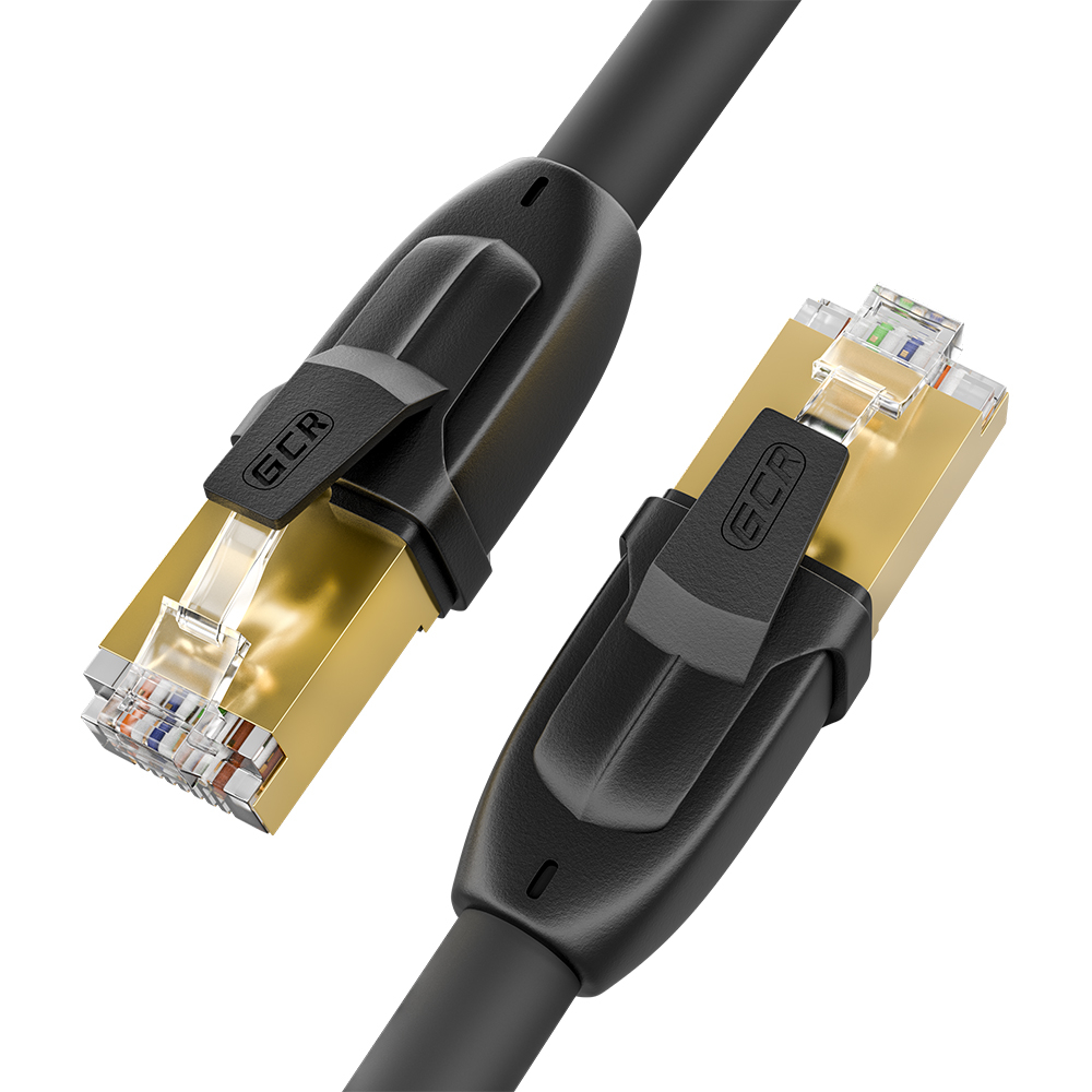 

Патч-корд GCR RJ-45 - RJ-45 вилка-вилка 50м () черный, GCR-52569