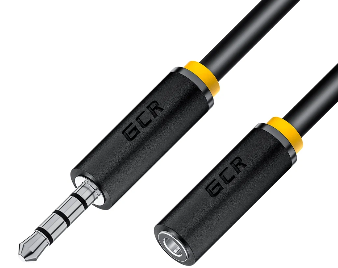 

Кабель акустический GCR GCR-53998 0.5м, Черный, GCR-53998