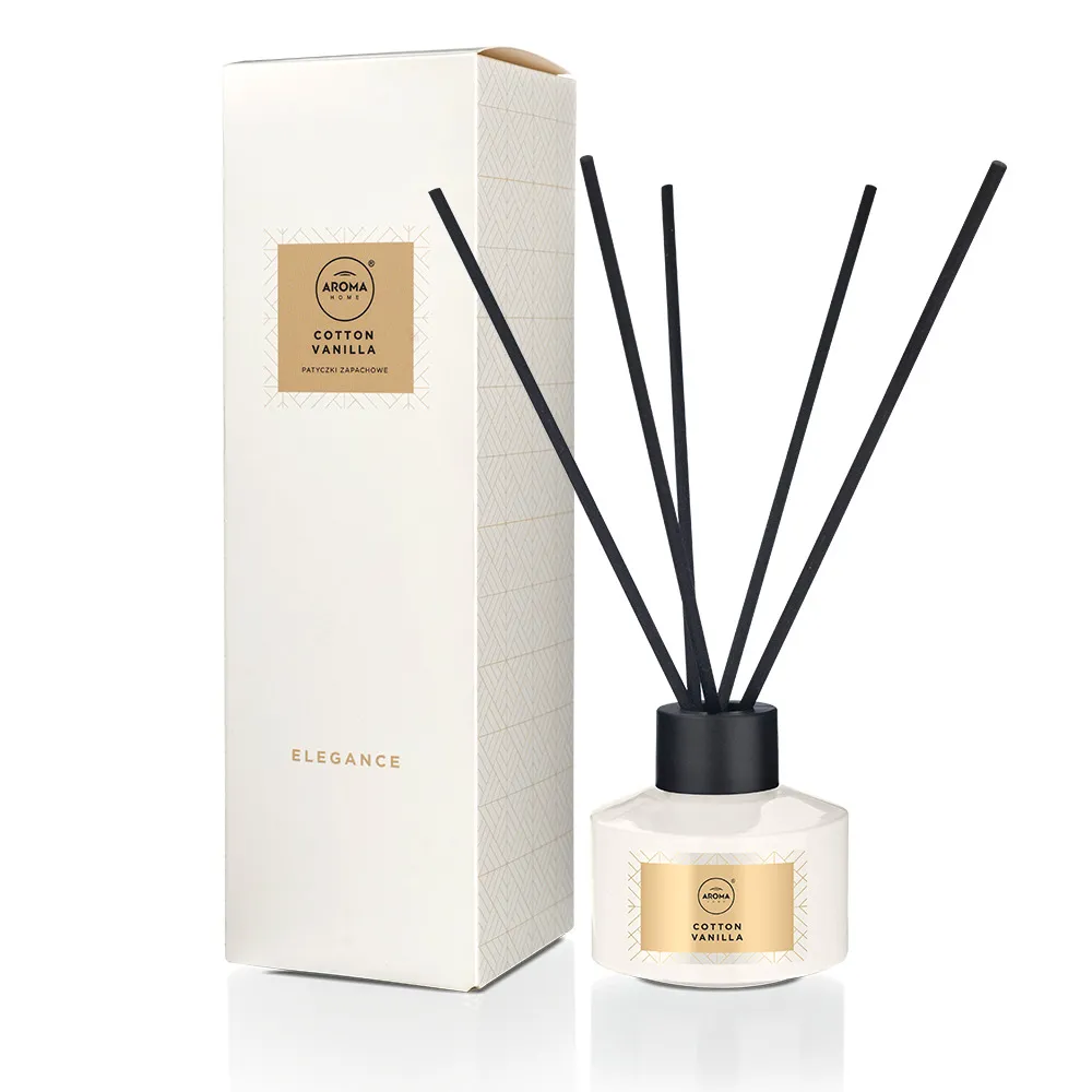 

Диффузор Aroma home Unique frafrances elegance series sticks хлопковая ваниль, 50 мл