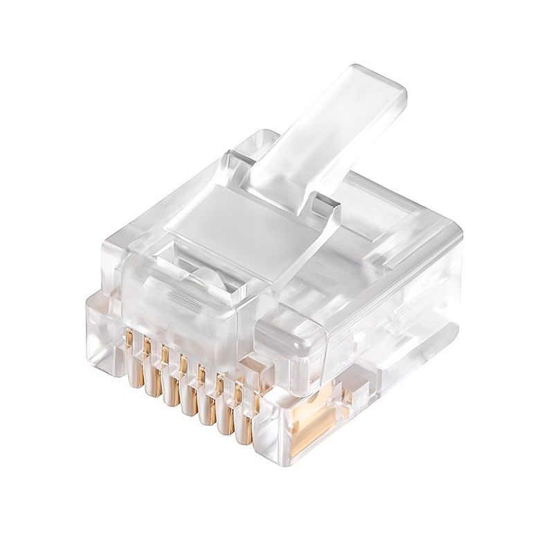 

Коннектор GCR RJ45 вилка м (GCR-53266) прозрачный