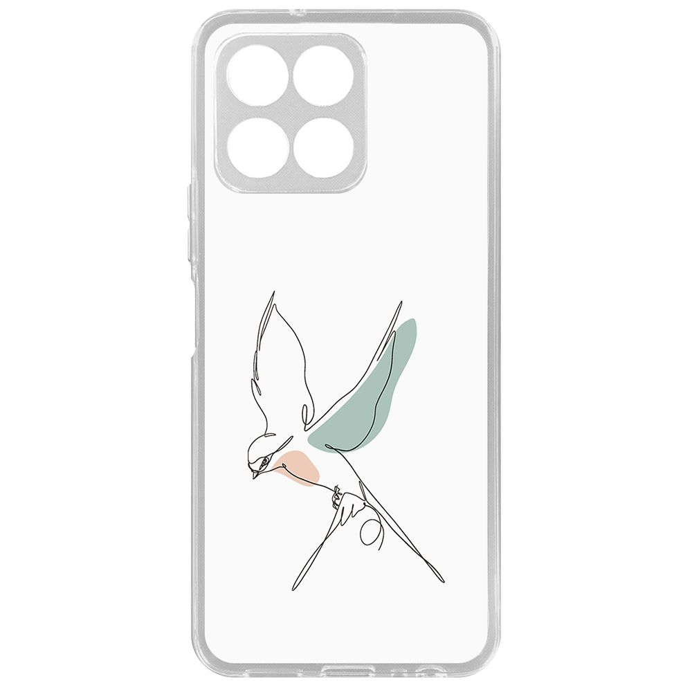 

Чехол-накладка Полет для Honor X8 5G, Прозрачный