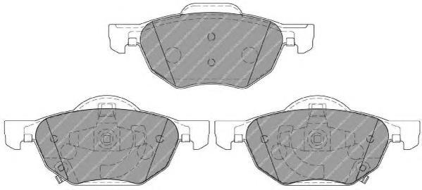 FDB1704_=D5125M-01=1068 02 [45022SEAE01] !колодки дисковые п. Honda Accord VIII all 03>