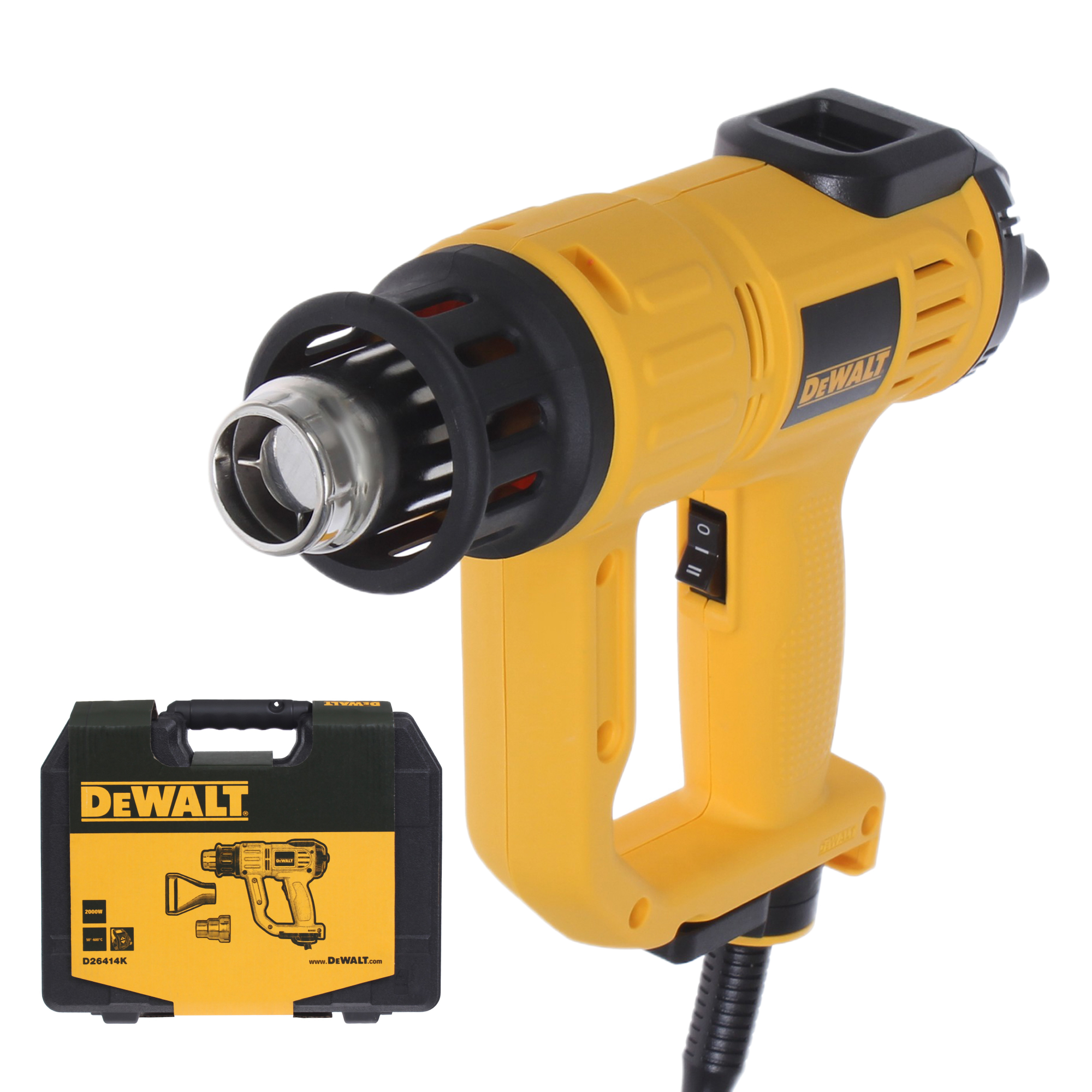 Фен строительныйтермофен Dewalt D26414K-KS кейс в комплекте 1105000₽