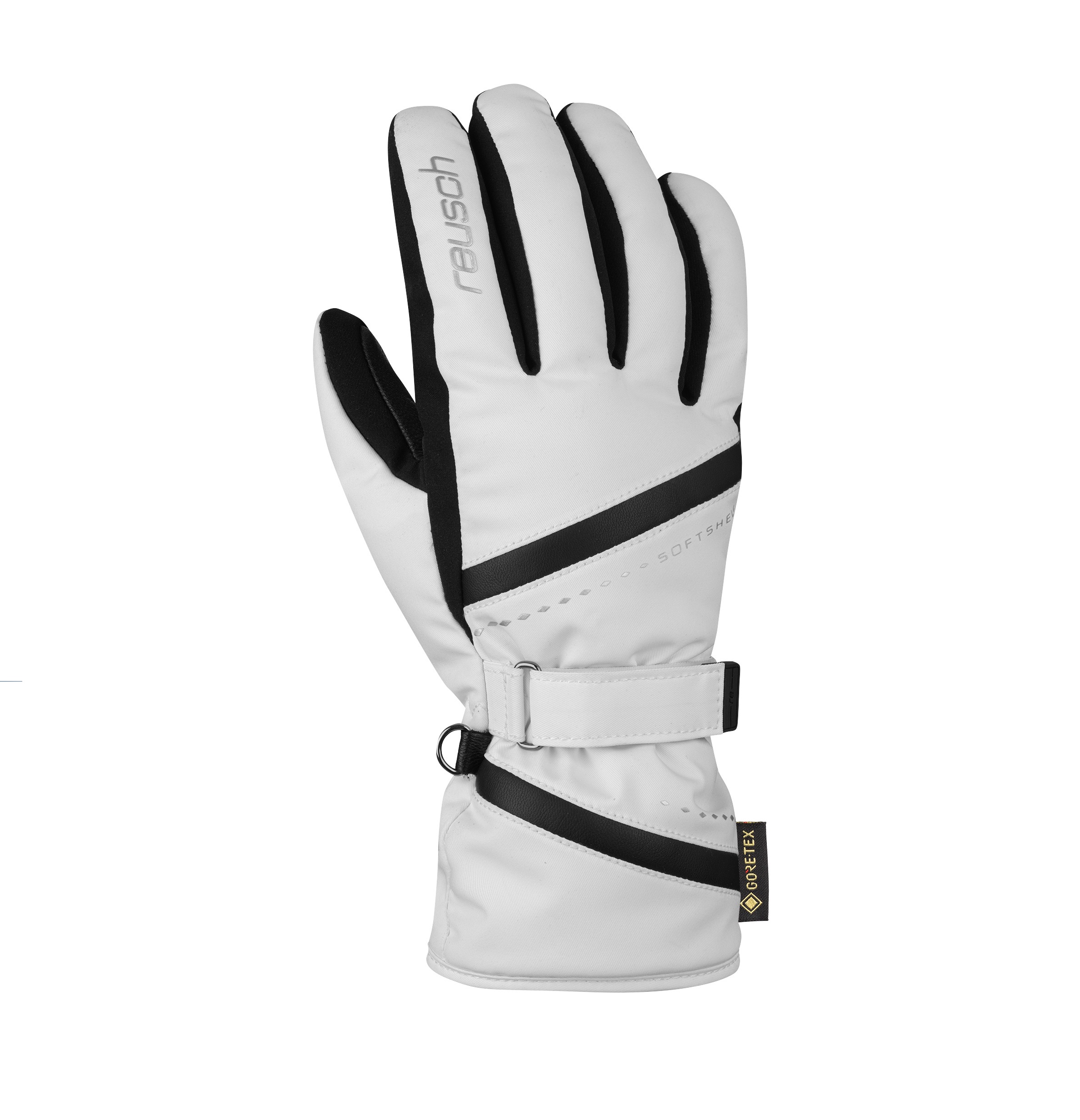 фото Перчатки reusch alexa gtx, 2021, white/black, 7