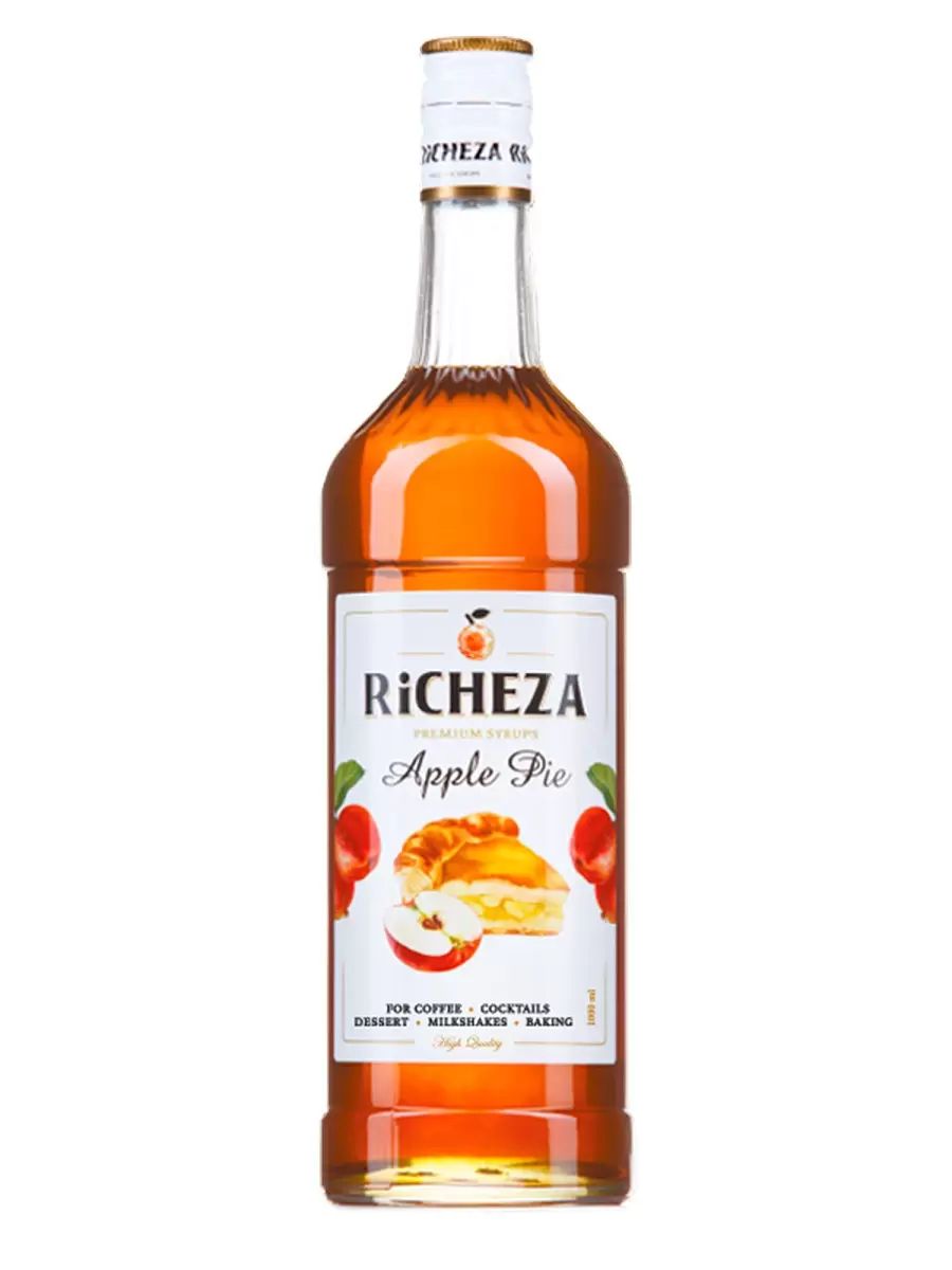 

Сироп для кофе и коктейлей Яблочный пирог 1 литр, RICHEZA