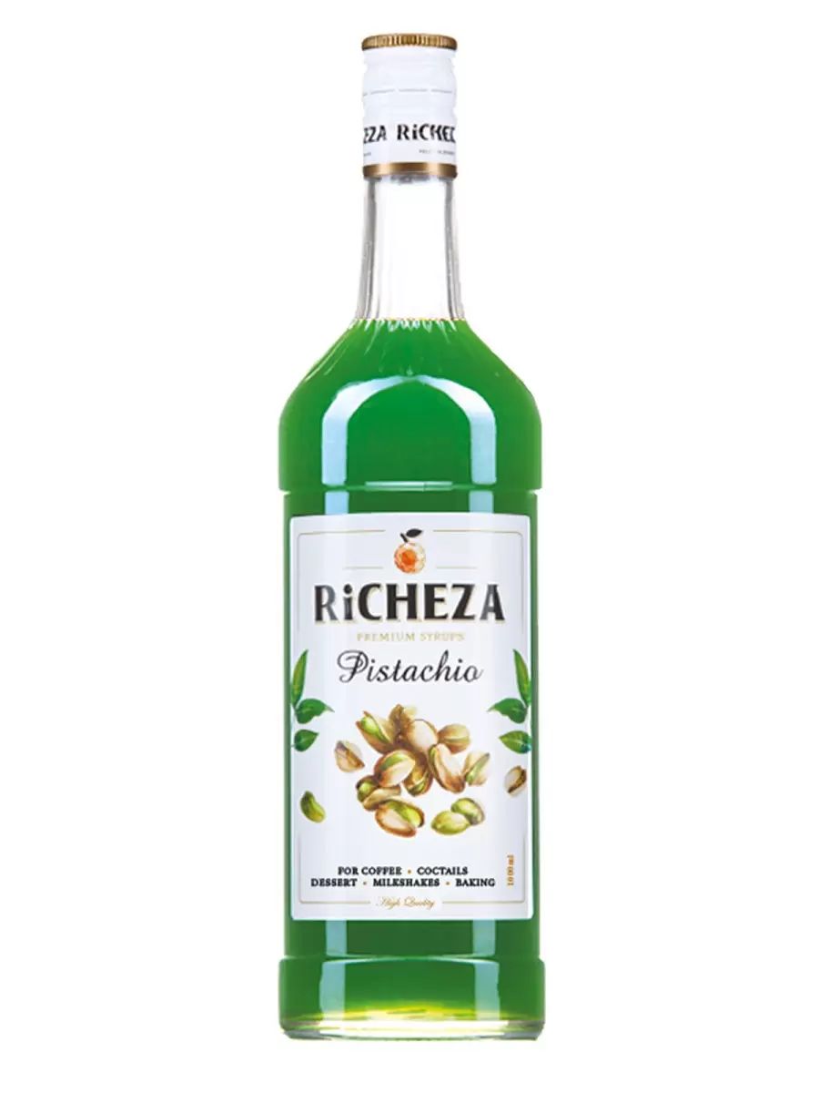 

Сироп для кофе и коктейлей Фисташка 1 литр, RICHEZA