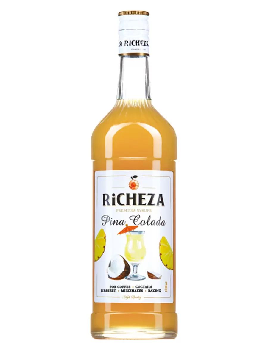 Сироп для кофе и коктейлей Пина Колада 1 литр, RICHEZA