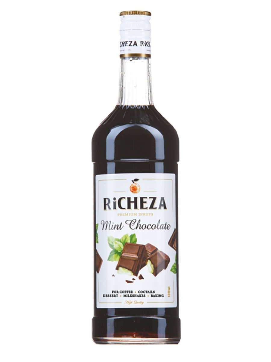 фото Сироп для кофе и коктейлей мятный шоколад 1 литр, richeza