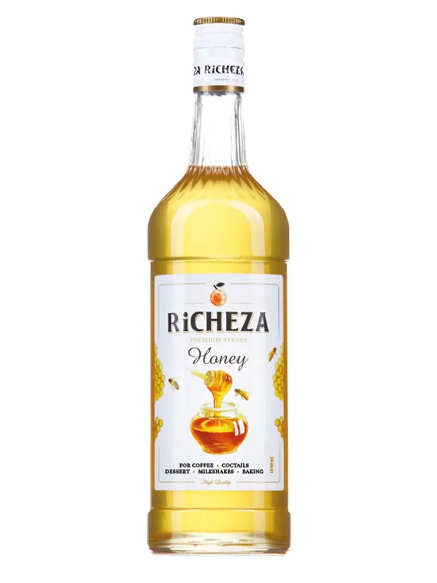 

Сироп для кофе и коктейлей Мед 1 литр, RICHEZA