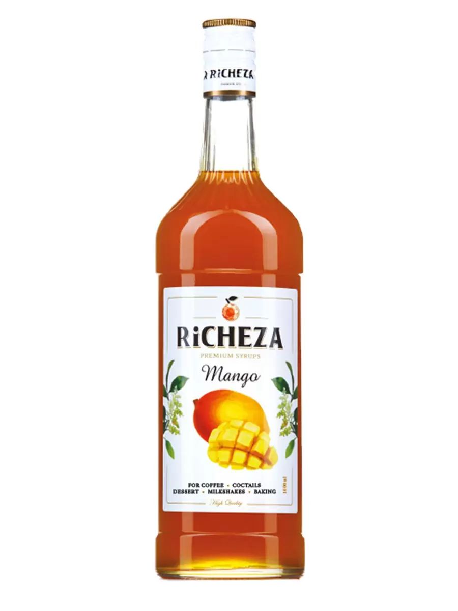 

Сироп для кофе и коктейлей Манго 1 литр, RICHEZA