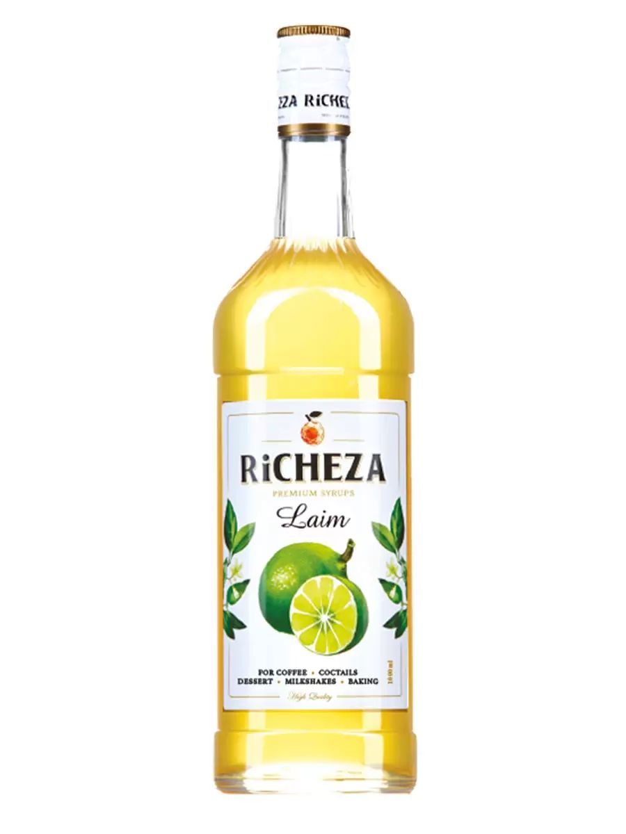 Сироп для кофе и коктейлей Лайм 1 литр, RICHEZA Россия