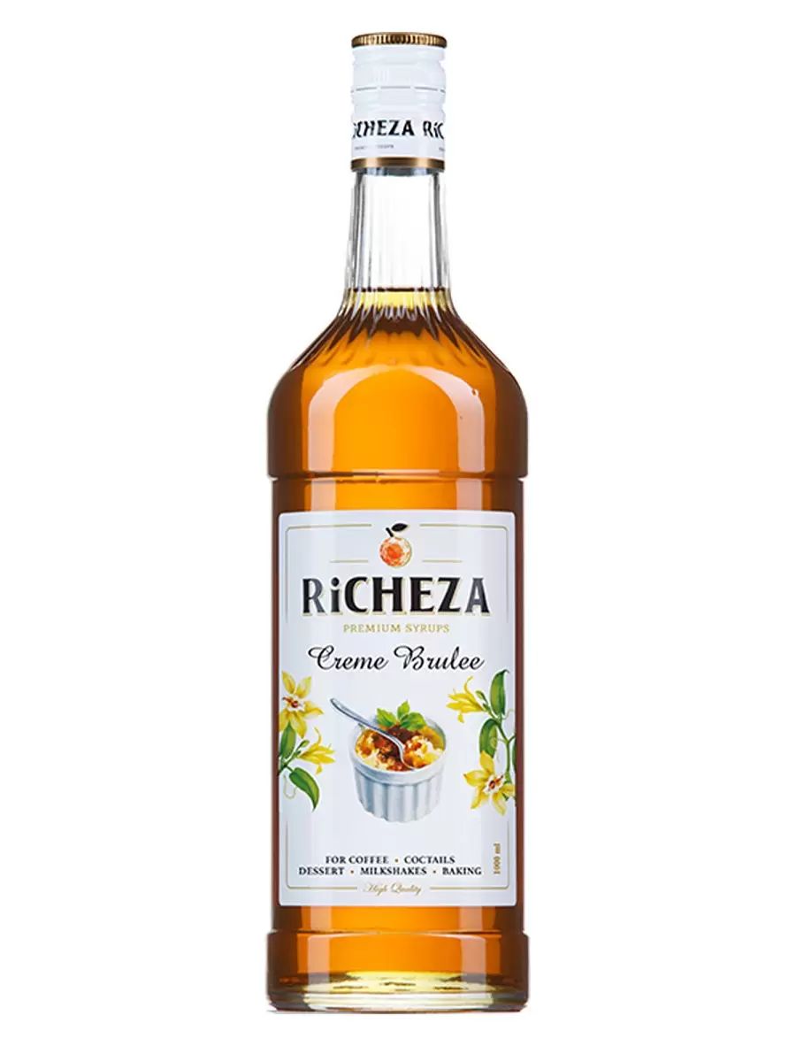 Сироп для кофе и коктейлей Крем-Брюле 1 литр, RICHEZA