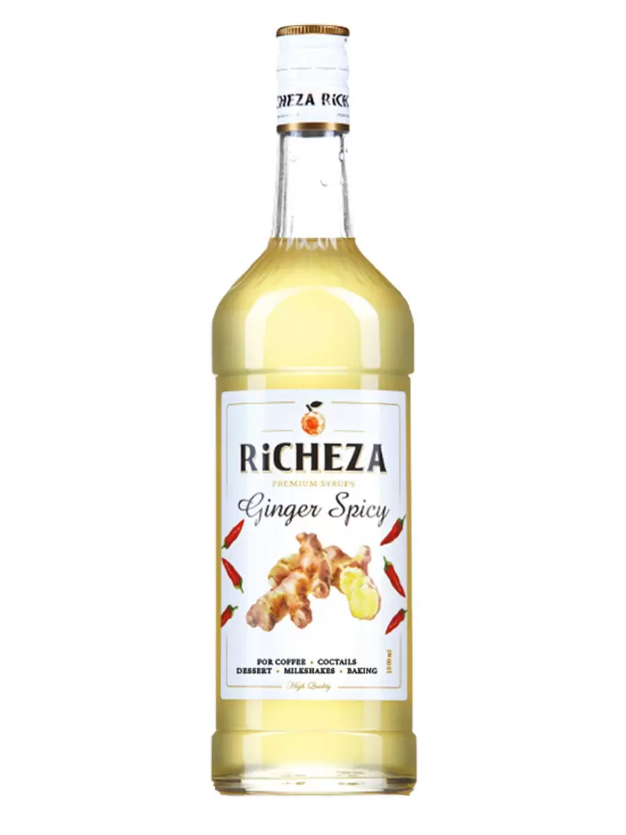 Сироп для кофе и коктейлей Имбирь Спайс 1 литр, RICHEZA