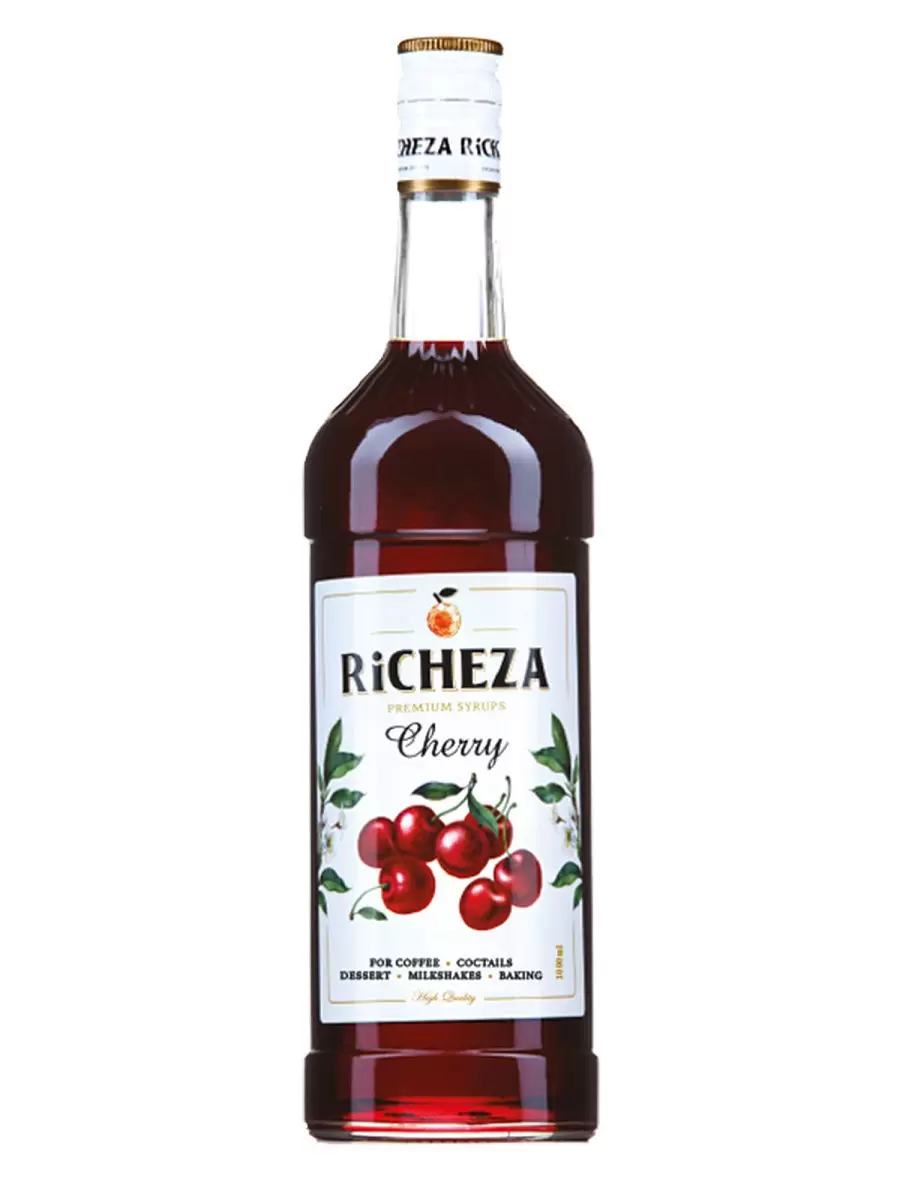 Сироп для кофе и коктейлей Вишня 1 литр, RICHEZA