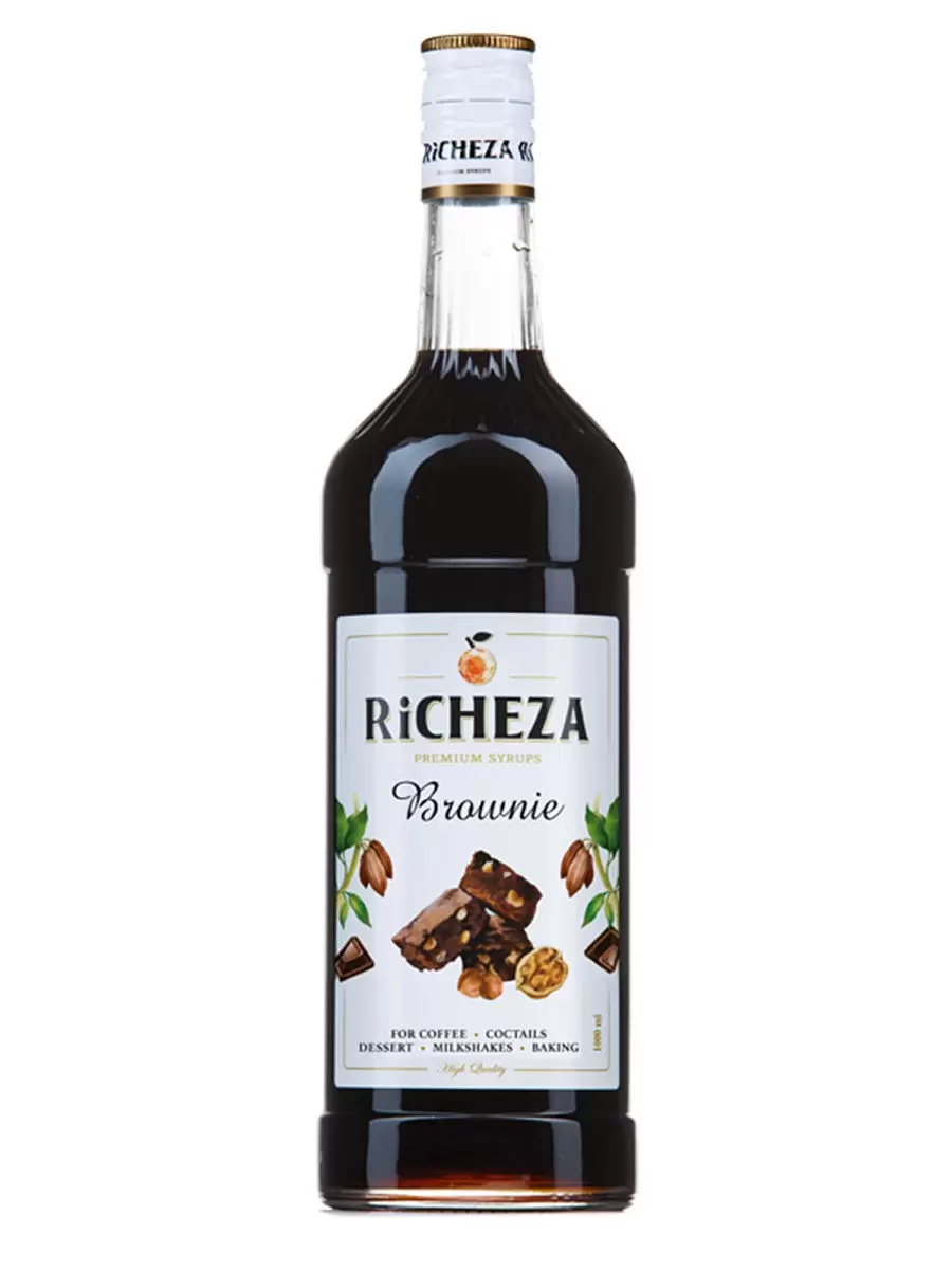 Сироп для кофе и коктейлей Брауни 1 литр, RICHEZA